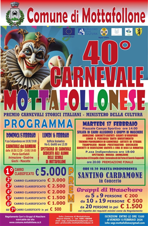 Carnevale Mottafollonese 2026 - XL Edizione